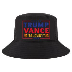 Trump Vance IM Lovin It Hamburger 2024 Cool Comfort Performance Bucket Hat