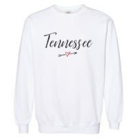 Tennessee Vintage I Love (Heart) TN Tee Garment-Dyed Sweatshirt