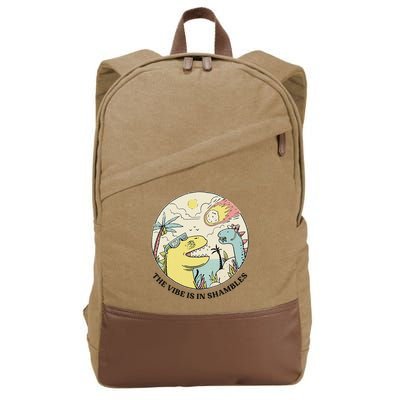 The Vibe Is In Shambles Cotton Canvas Backpack