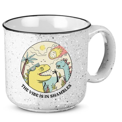 The Vibe Is In Shambles 15oz Campfire Ceramic Mug