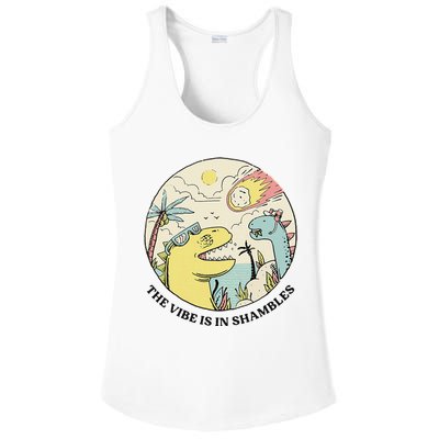 The Vibe Is In Shambles Ladies PosiCharge Competitor Racerback Tank