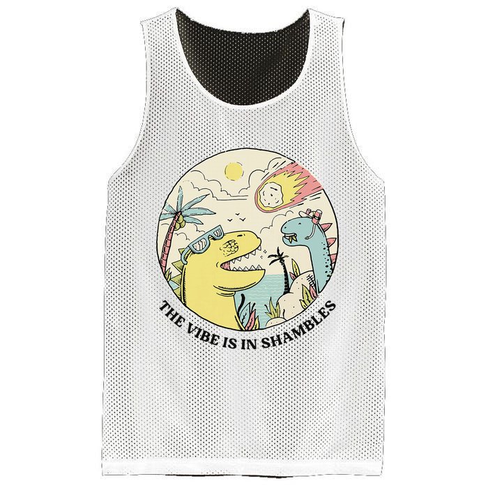 The Vibe Is In Shambles Mesh Reversible Basketball Jersey Tank