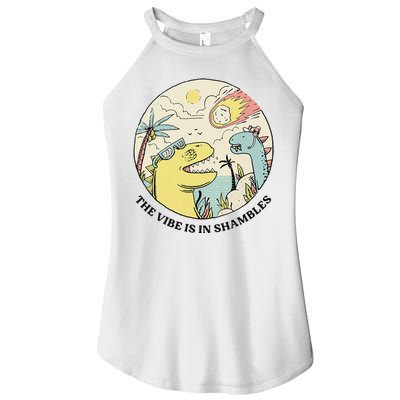 The Vibe Is In Shambles Women's Perfect Tri Rocker Tank