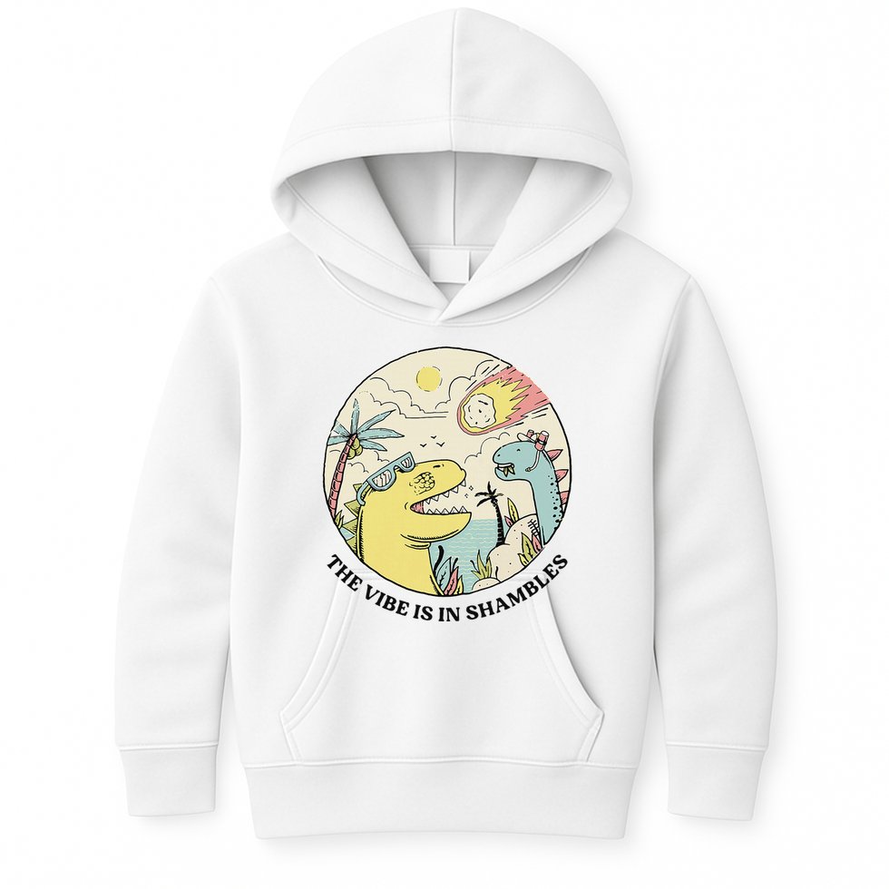 The Vibe Is In Shambles Kids Hoodie