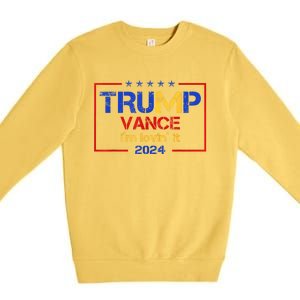 Trump Vance IM Lovin It 2024 Funny Saying Quote Trump Premium Crewneck Sweatshirt