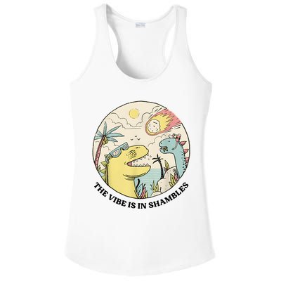The Vibe Is In Shambles Ladies PosiCharge Competitor Racerback Tank