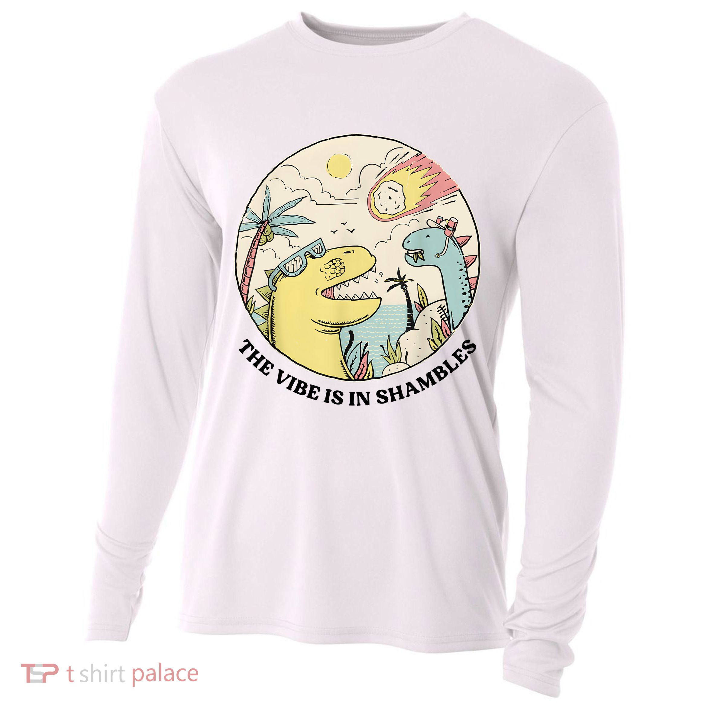 The Vibe Is In Shambles Cooling Performance Long Sleeve Crew