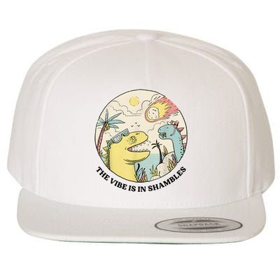 The Vibe Is In Shambles Wool Snapback Cap