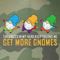 The Voices In My Head Keep Telling Me Get More Gnomes Legacy Tie Dye Trucker Hat