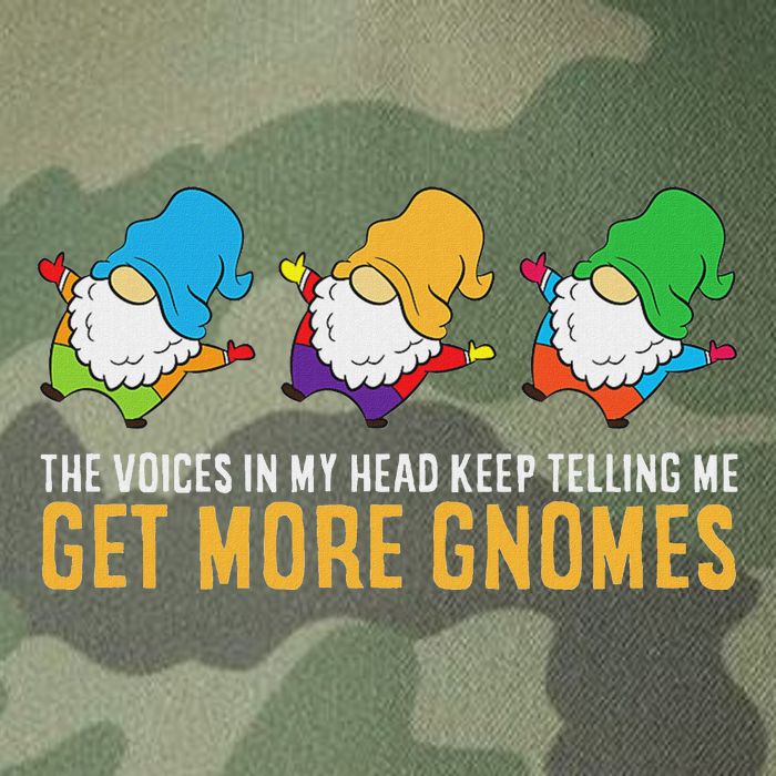 The Voices In My Head Keep Telling Me Get More Gnomes Legacy Tie Dye Trucker Hat