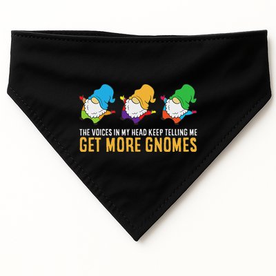 The Voices In My Head Keep Telling Me Get More Gnomes USA-Made Doggie Bandana