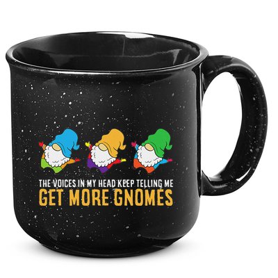 The Voices In My Head Keep Telling Me Get More Gnomes 15oz Campfire Ceramic Mug