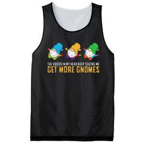 The Voices In My Head Keep Telling Me Get More Gnomes Mesh Reversible Basketball Jersey Tank