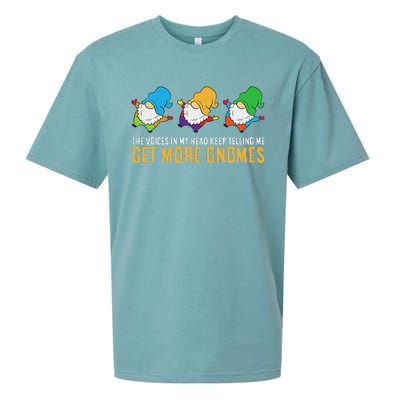 The Voices In My Head Keep Telling Me Get More Gnomes Sueded Cloud Jersey T-Shirt