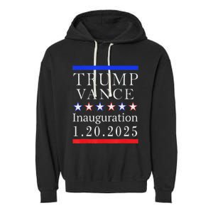 Trump Vance Inauguration Day 2025 Garment-Dyed Fleece Hoodie