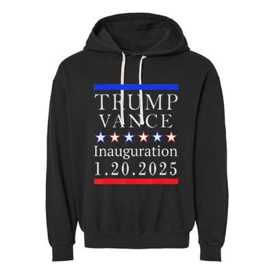 Trump Vance Inauguration Day 2025 Garment-Dyed Fleece Hoodie