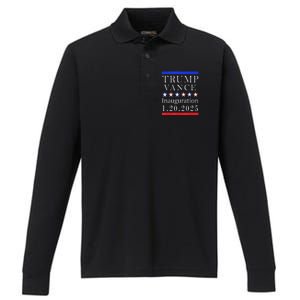 Trump Vance Inauguration Day 2025 Performance Long Sleeve Polo