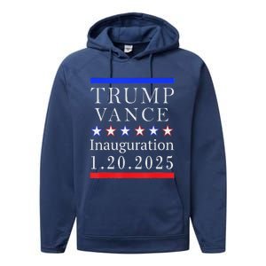 Trump Vance Inauguration Day 2025 Performance Fleece Hoodie