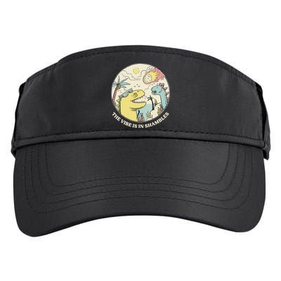 The Vibe Is In Shambles Adult Drive Performance Visor