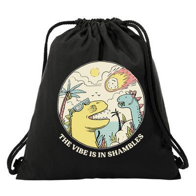 The Vibe Is In Shambles Drawstring Bag