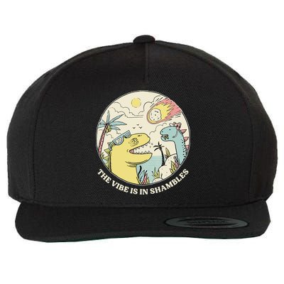 The Vibe Is In Shambles Wool Snapback Cap