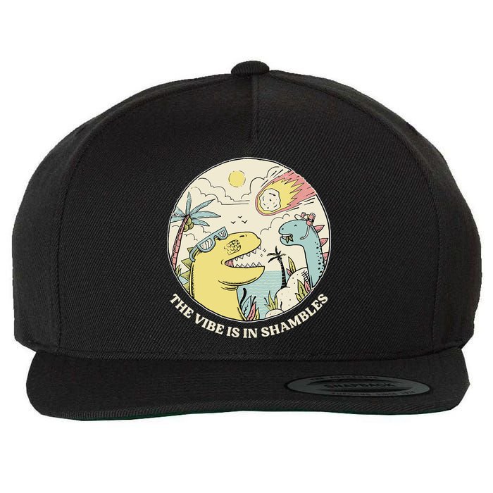 The Vibe Is In Shambles Wool Snapback Cap