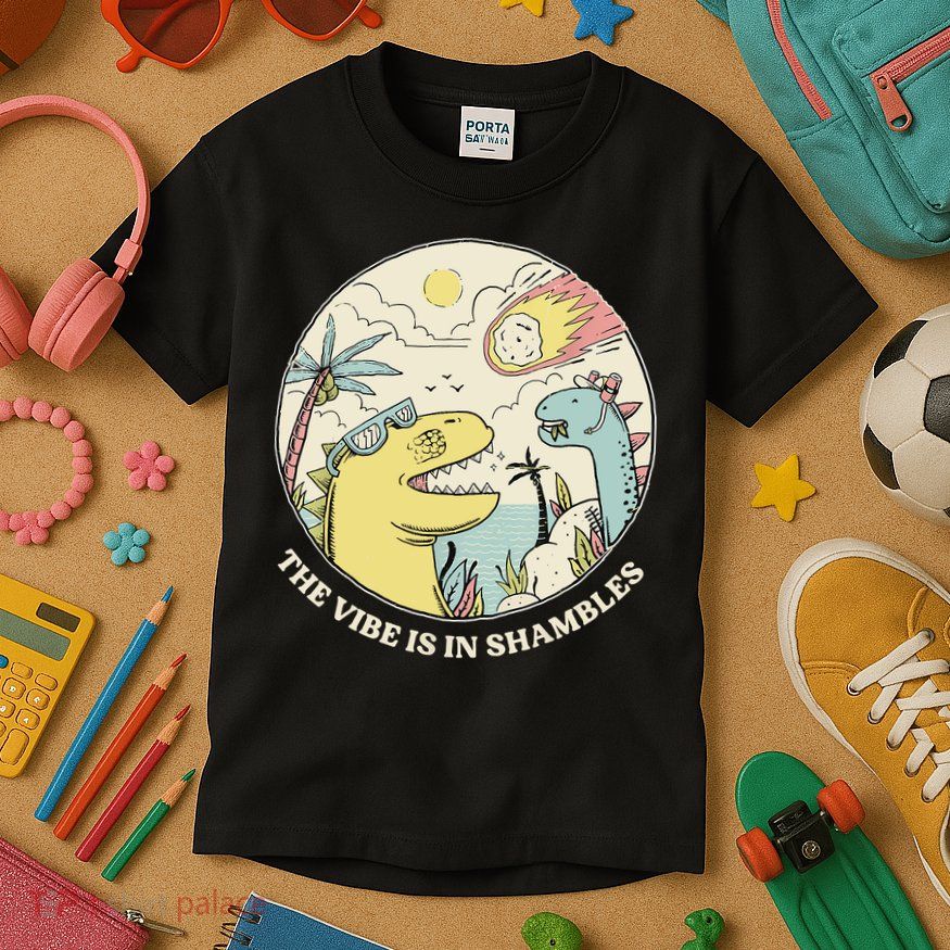 The Vibe Is In Shambles Kids T-Shirt