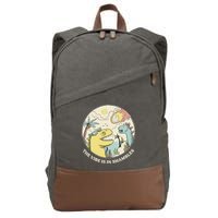 The Vibe Is In Shambles Cotton Canvas Backpack