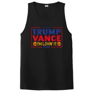 Trump Vance IM Lovin It Hamburger 2024 PosiCharge Competitor Tank