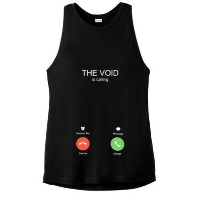 The Void Is Calling Ladies PosiCharge Tri-Blend Wicking Tank