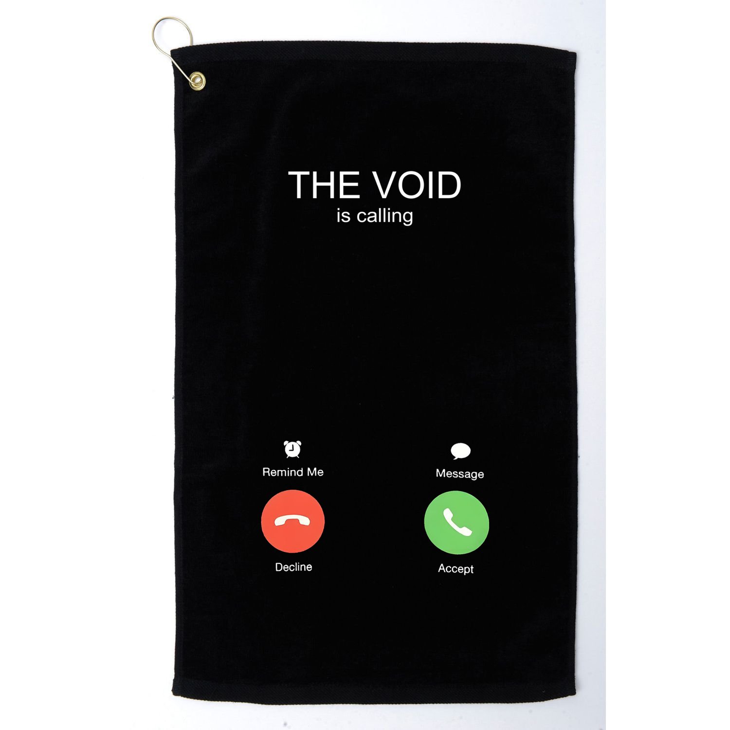 The Void Is Calling Golf Towel