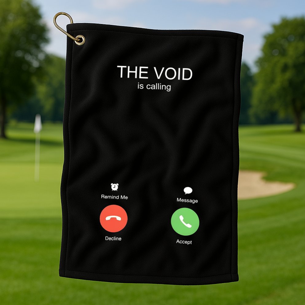 The Void Is Calling Golf Towel