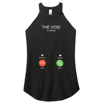 The Void Is Calling Women's Perfect Tri Rocker Tank