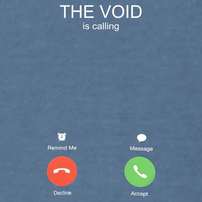 The Void Is Calling Garment-Dyed Sweatshirt