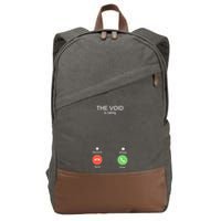 The Void Is Calling Cotton Canvas Backpack