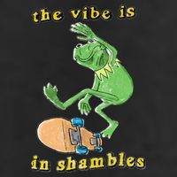The Vibe Is In Shambles 7 Panel Mesh Trucker Snapback Hat