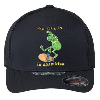 The Vibe Is In Shambles Flexfit Unipanel Trucker Cap