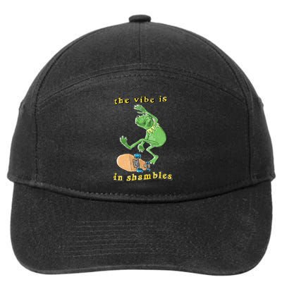 The Vibe Is In Shambles 7-Panel Snapback Hat