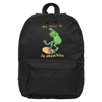 The Vibe Is In Shambles 16 in Basic Backpack