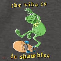 The Vibe Is In Shambles Vector Backpack