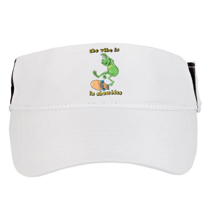 The Vibe Is In Shambles Adult Drive Performance Visor