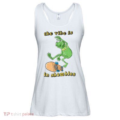 The Vibe Is In Shambles Ladies Essential Flowy Tank