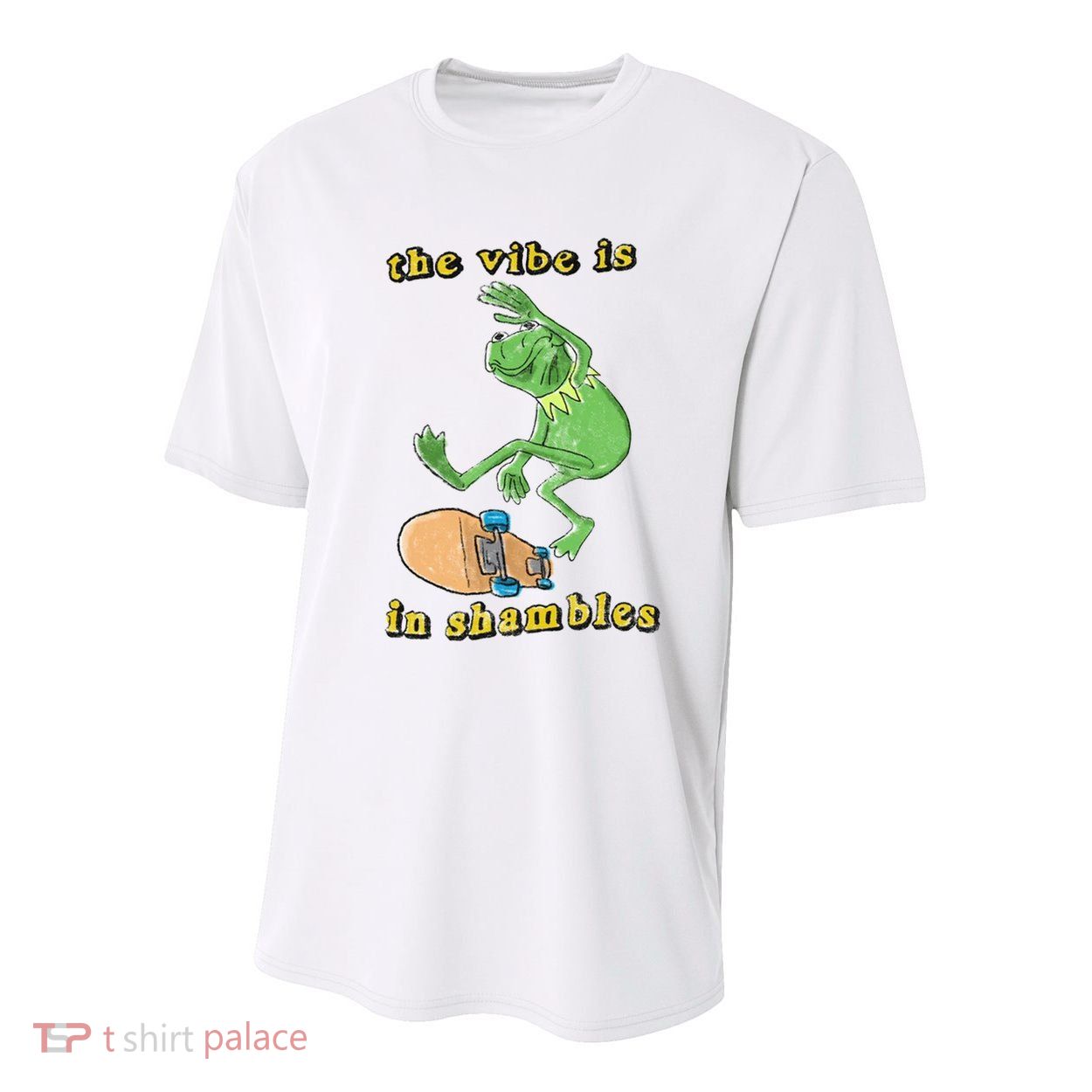The Vibe Is In Shambles Youth Performance Sprint T-Shirt