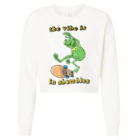 The Vibe Is In Shambles Cropped Pullover Crew
