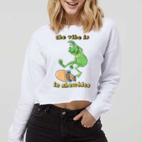The Vibe Is In Shambles Cropped Pullover Crew