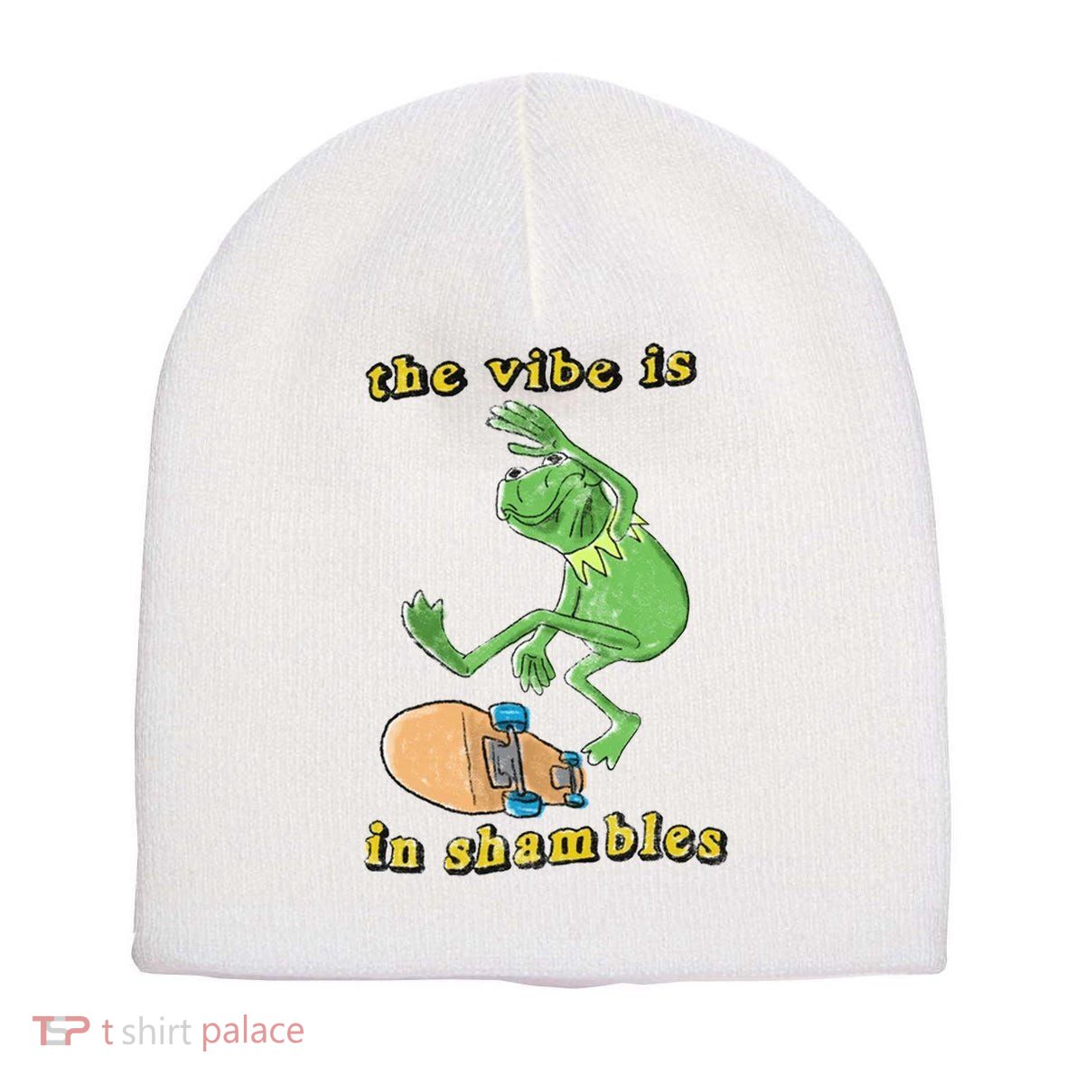 The Vibe Is In Shambles Short Acrylic Beanie