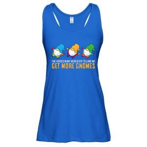 The Voices In My Head Keep Telling Me Get More Gnomes Gift Ladies Essential Flowy Tank