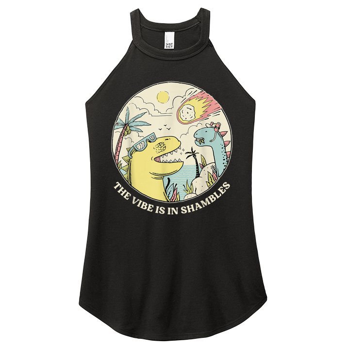 The Vibe Is In Shambles Women's Perfect Tri Rocker Tank