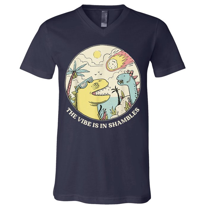 The Vibe Is In Shambles V-Neck T-Shirt