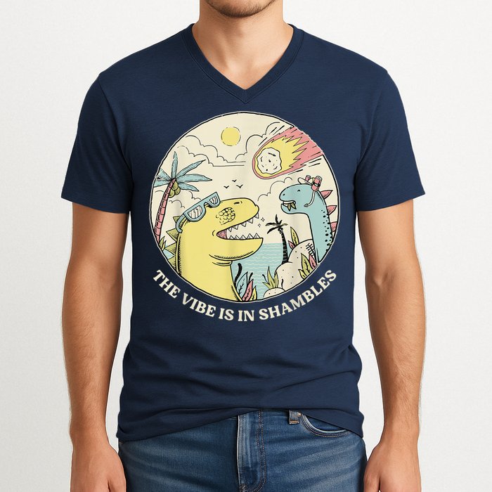 The Vibe Is In Shambles V-Neck T-Shirt